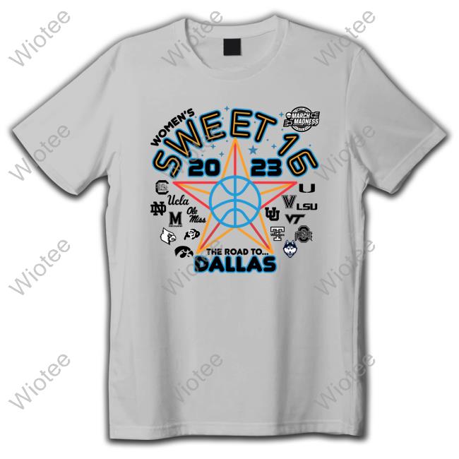 Ncaa Blue 84 2023 Women's Basketball Tournament March Madness Sweet 16 T-Shirt