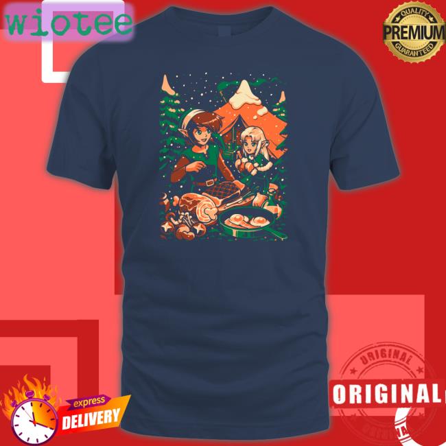 The Yetee Shop Winter Camping Hooded Sweatshirt By ixelEyeBat Wario64 Winter Camping T-Shirt