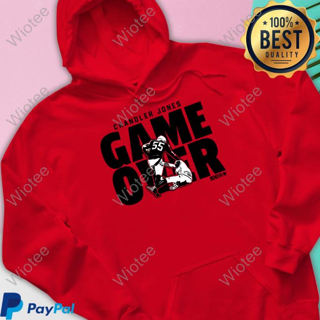 Chandler Jones Stiff Arm Game Over Shirt Breakingt