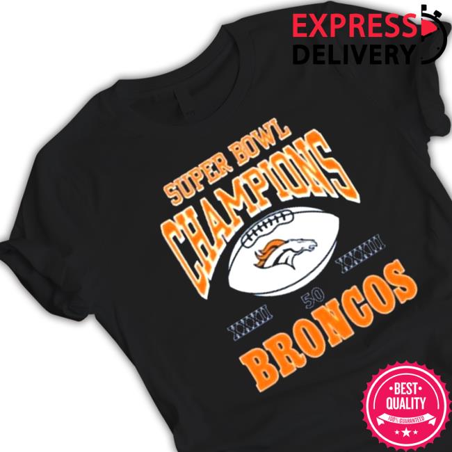 Official Super Bowl champions 50 Broncos Shirt
