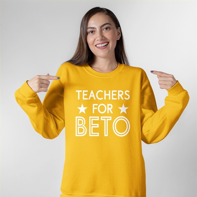 Teachers For Beto Long Sleeve T Shirt Beto O'Rourke Teachers For Beto Hoodie