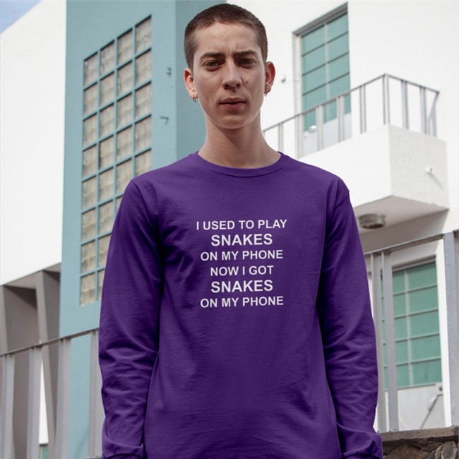 I Used To Play Snakes On My Phone Now I Got Snakes On My Phone Shirt