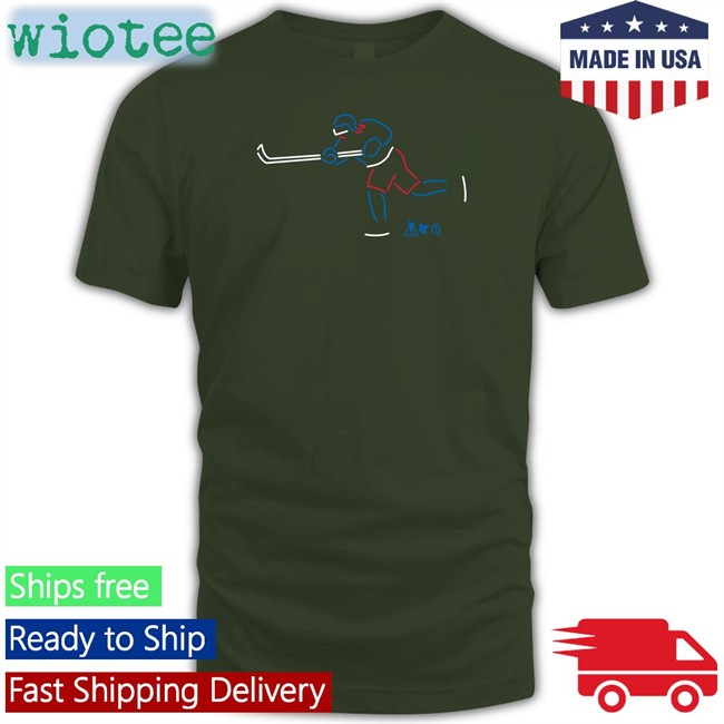Mika Zibanejad Neon Mika Shirt Black
