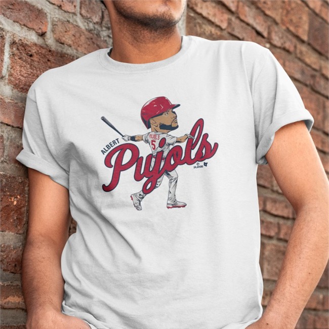 Albert Pujols Caricature Hoodie Albert Pujols Caricature Tee Shirt
