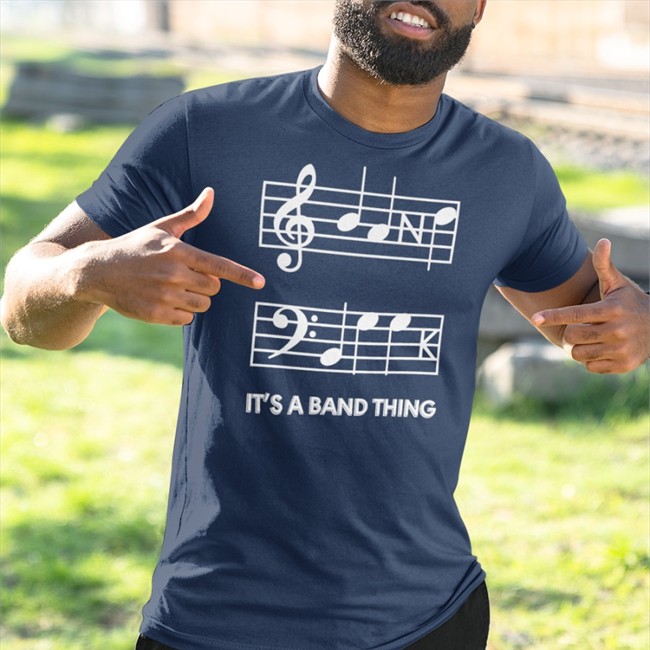 It's A Band Thing Shirt Threatening Music Notation
