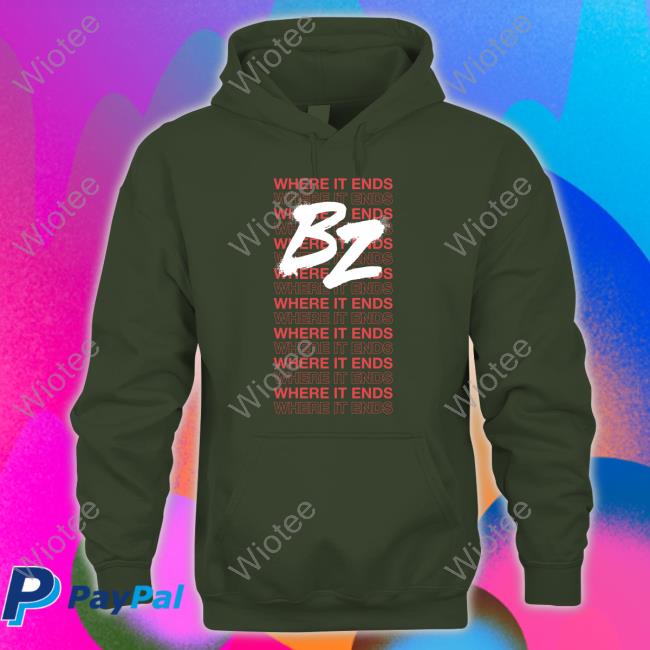 Official Where It Ends B2 Long Sleeve Tee Where It Ends B2 Shirt