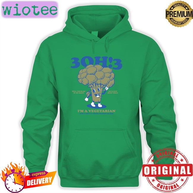 3Oh!3 Merchandise 3Oh!3 Tell Your Bf If He Says He's Got Beef That I'm A Vegetarian And I Ain't Fcking Scared Of Him T Shirt