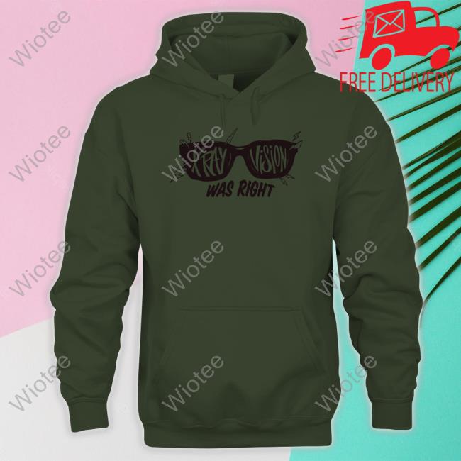 X-Ray Was Right Hooded Sweatshirt Crooked Media Merch X-Ray Was Right Tee