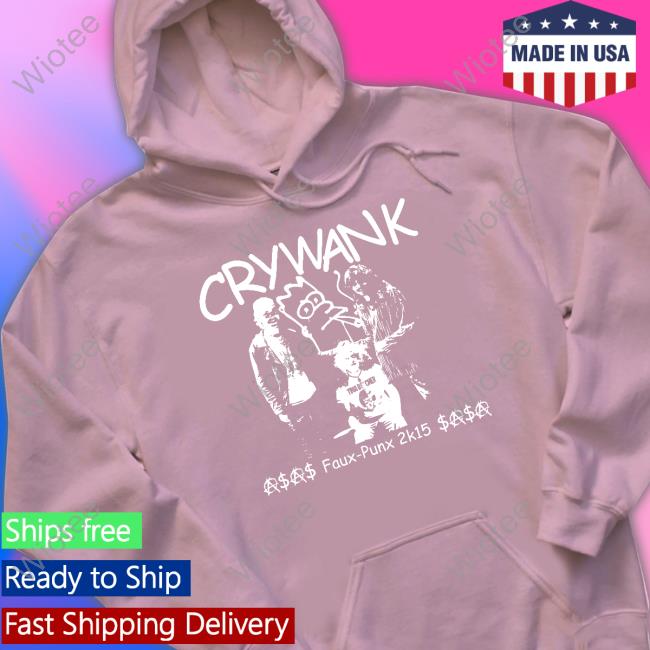 Official Crywank Merch Crywank Faux Punk Hoodie