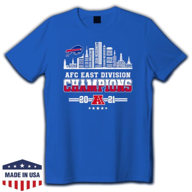 Roster Buffalo Bills 2022 Afc East Division Champions Long Sleeve Shirt