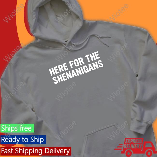 Patrick's Day Here For The Shenanigans Hoodie