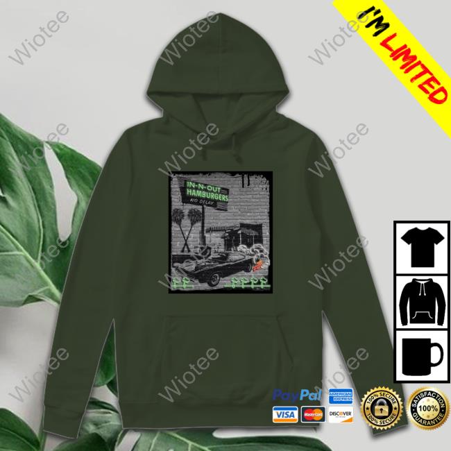 Official In-N-Out Hamburgers Tee Official In-N-Out Hamburgers Long Sleeve Tee Shirt