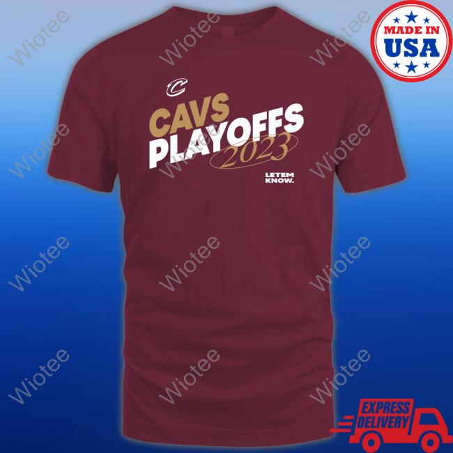 Official 2023 Cavs Playoffs Long Sleeve T Shirt Official 2023 Cavs Playoffs Shirt