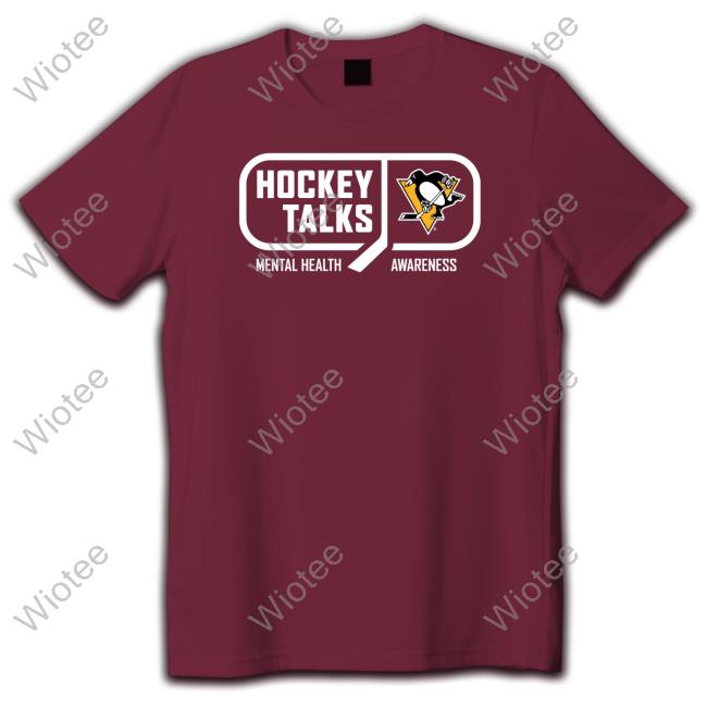 Hockey Talks Mental Health Awareness Pittsburgh Tee Shirt
