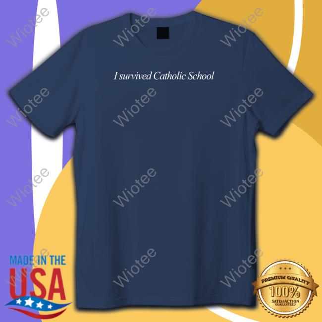 I Survived Catholic School Sweatshirt Edgewoodcollective I Survived Catholic School Long Sleeve