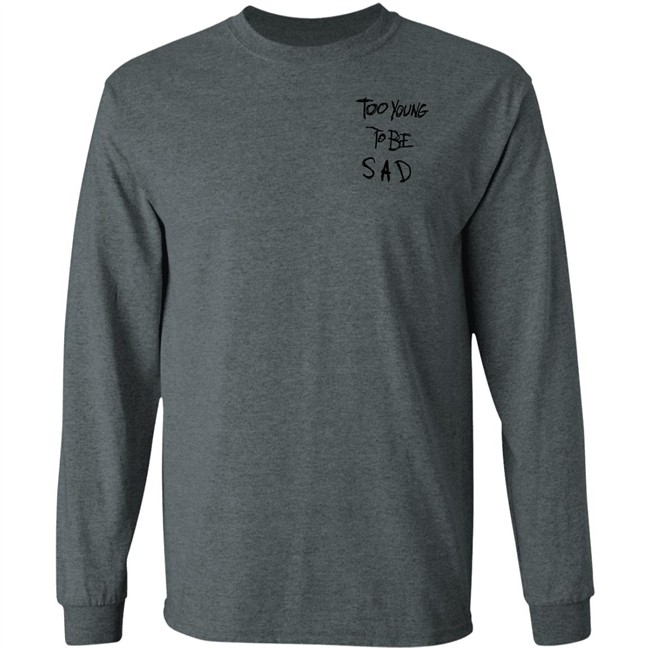 Tate Mcrae Merch Too Young To Be Sad Hoodie Tate Mcrae Merch Too Young To Be Sad Hoodie