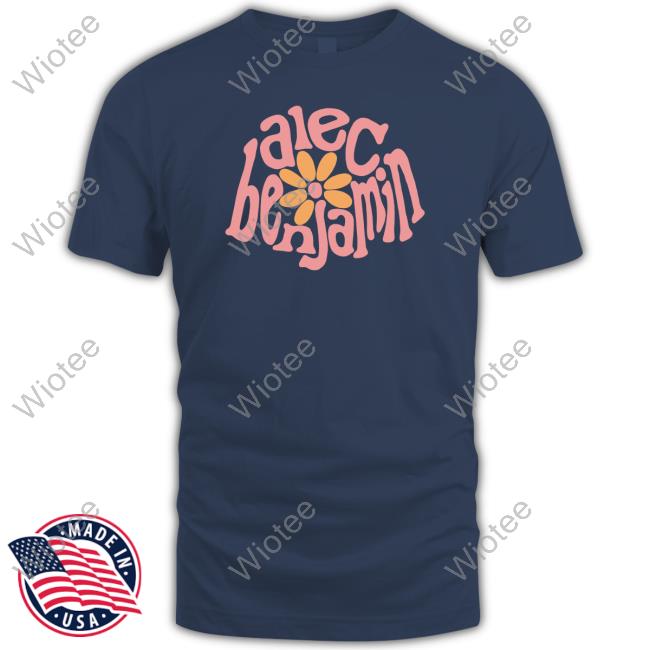 Alec Benjamin Wavy Flower Tee Official Alec Benjamin Merch Wavy Flower T Shirt