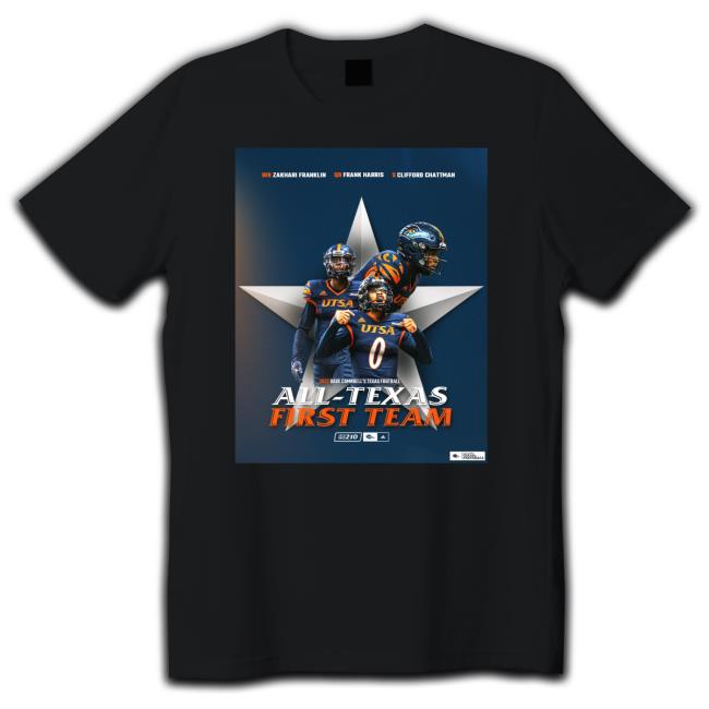 UTSA 2022 Dave campbell’s texas football All texas First team Tee Official UTSA 2022 Dave campbell’s texas football All texas First team Cap