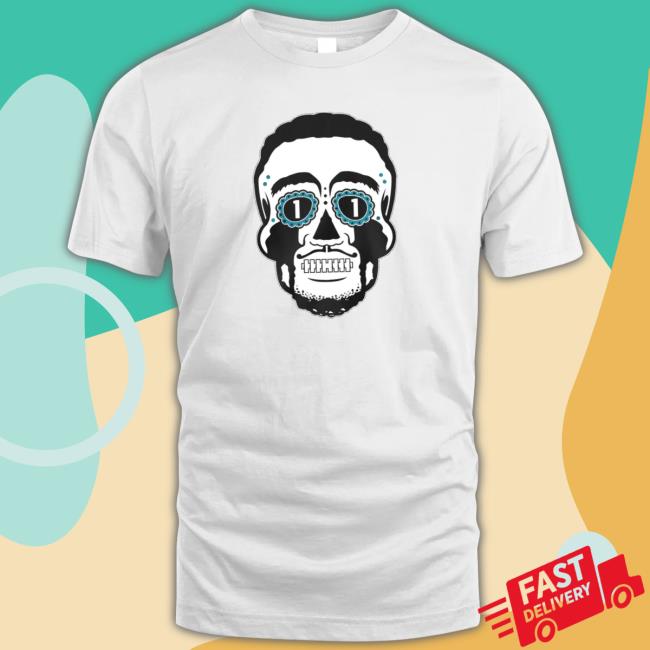 A. J. Brown Philadelphia Eagles Sugar Skull 2022 Long Sleeve Shirt A. J. Brown Philadelphia Eagles Sugar Skull 2022 Sweatshirt