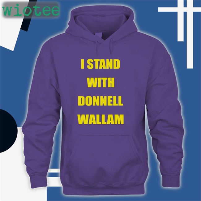 Megan Maurice I Stand With Donnell Wallam Sweatshirt Megan Maurice I Stand With Donnell Wallam Long Sleeve Tee Shirt