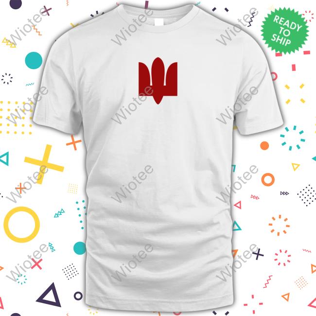 Official White Red Tryzub Cap Ua-Shirt Merch Official White Red Tryzub Hooded Sweatshirt
