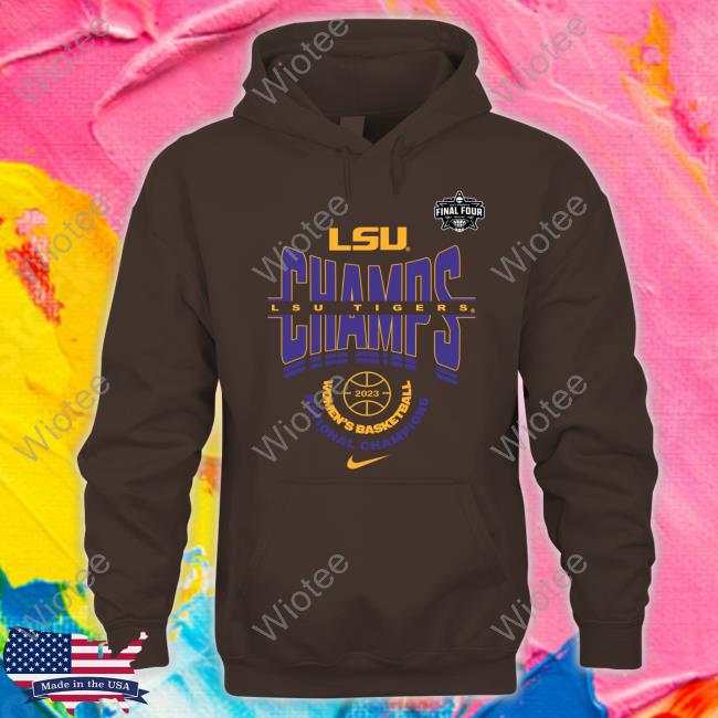 LSU Tigers 2023 NCAA Women’s Basketball National Champions Shirts Fanatics Merch LSU Tigers 2023 NCAA Women’s Basketball National Champions Long Sleeve Tee