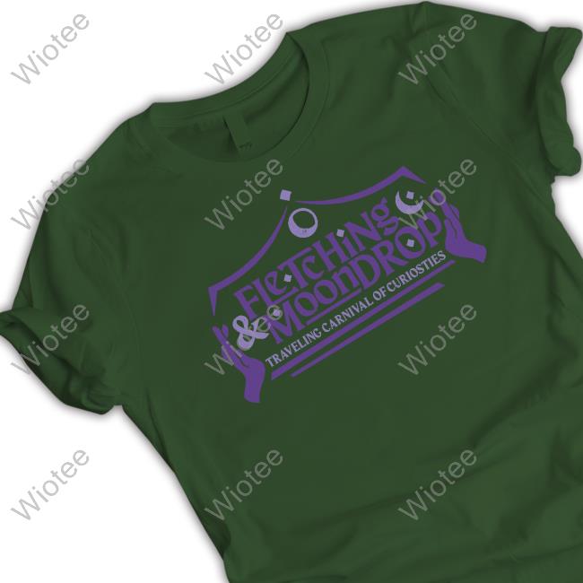 Critical Role Merch Fletching & Moondrop Traveling Carnival Of Curiosties Long Sleeve Tee Fletching & Moondrop Shirts