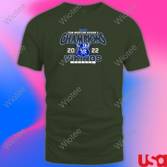 Dundee Vikings 2022 MHSAA Team Wrestling D3 Champions Tee Shirts