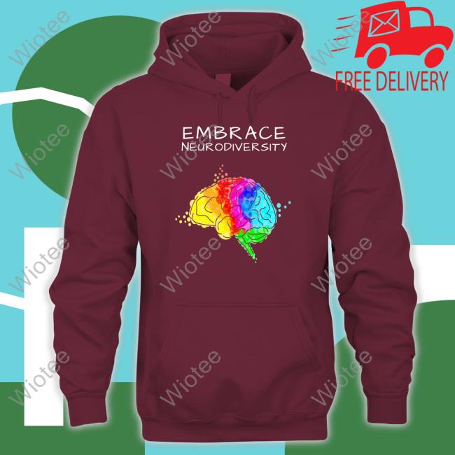 White Embrace Neurodiversity Limited Edition Sweatshirt Official White Embrace Neurodiversity Tee Shirt