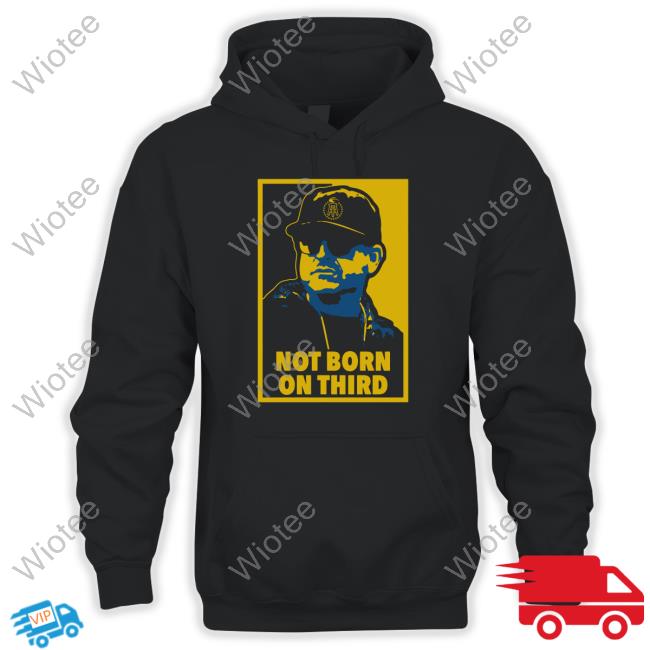 Barstool U Not Born On Third Hooded Sweatshirt Barstoolsports