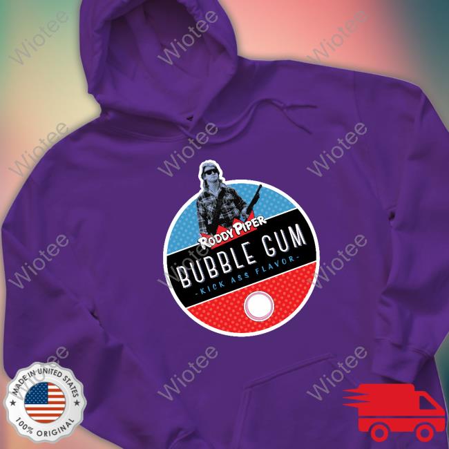 Roddy Piper Bubble Gum Kickass Flavor Shirt Blue