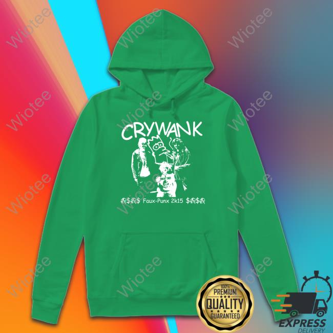 Crywank Faux Punk Tank Official Crywank Merch Crywank Faux Punk Tee Shirt