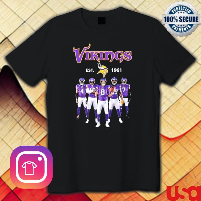 Minnesota Vikings Est 1961 Tee Shirt