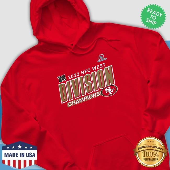 Official San Francisco 49ers 2022 NFC West Division Champions 2022 Shirt