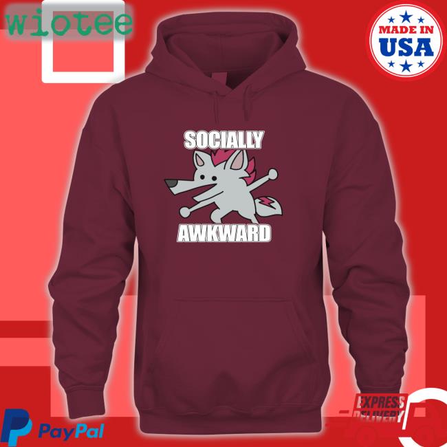 Artworktee Shop Socially Awkward Shreddyfox Sweatshirts