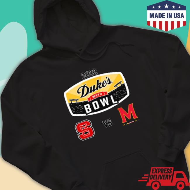 Official Nc state vs maryland 2022 duke’s mayo bowl matchup Sweatshirt Nc state vs maryland 2022 duke’s mayo bowl matchup Sweatshirts