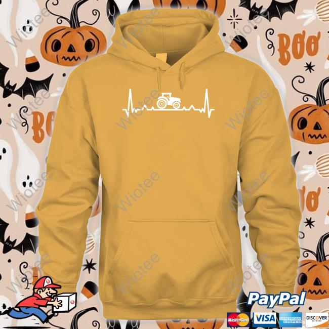 Heartbeat And Tractor Shirt Agrarian Agrarian Store Heartbeat And Tractor Zip Up Hooded