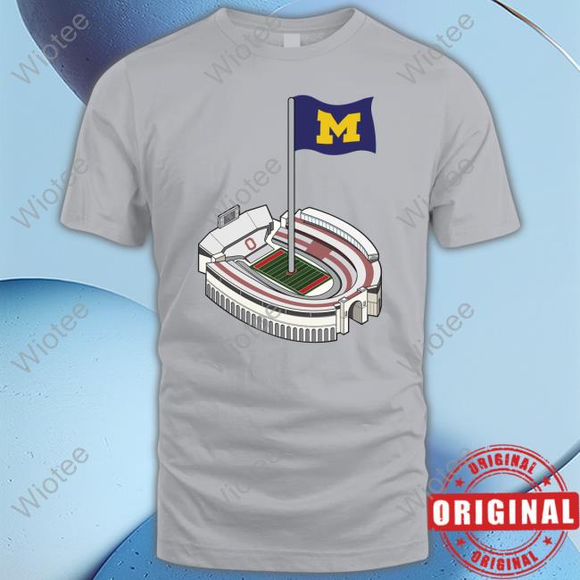 Britt Brianzivino Michigan Football Stadium The Shoe Hoodie Michigan Football Ohio Stadium The Shoe Tee Shirt
