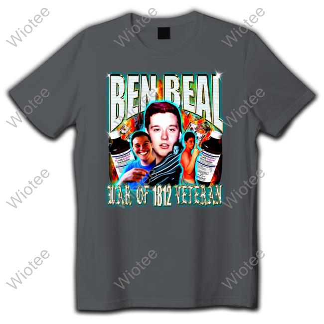 Official Ben Beal War Of 1812 Veteran Black Hoodie Shirt