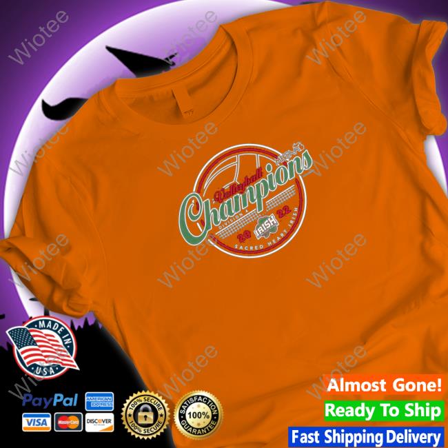 2022 MHSAA Volleyball D4 Champions Mt. Plveasant Sacred Heart Irish Shirt 2022