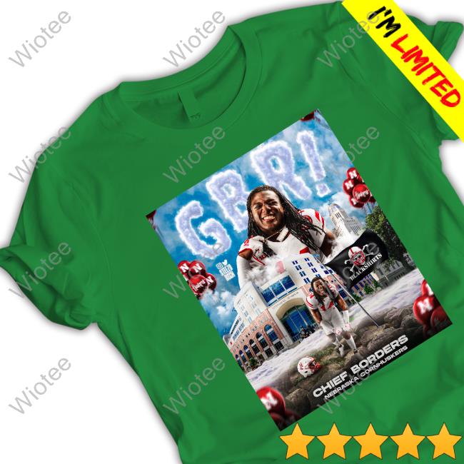 Chief Borders Nebraska Cornhuskers Limited Edition TShirts Chief Borders Nebraska Cornhuskers T-Shirt The Chief Borders Merch
