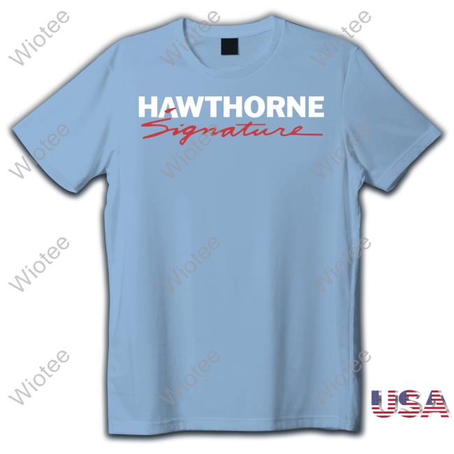 Official Hawthorne Heights Hawthorne Signature Hoodie Hawthorne Signature Long Sleeve T Shirt