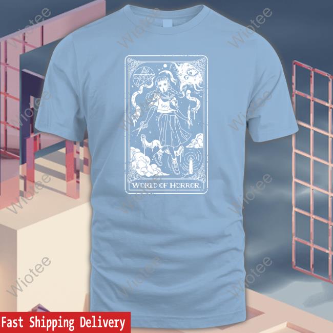 Fangamer Merch World Of Horror Ominous Tarot Shirt Chieri At Home