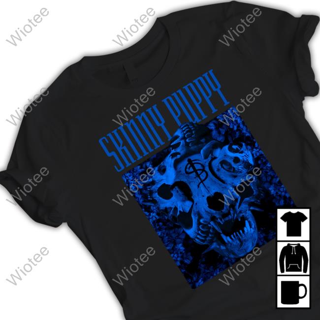 Official Mutant Skulls Hooded Sweatshirt Skinny Puppy