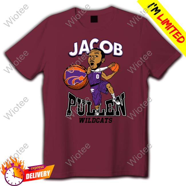 Jacob Pullen K-State Wildcats Caricature T-Shirt Rally House Jacob Pullen K-State Wildcats Caricature Tee