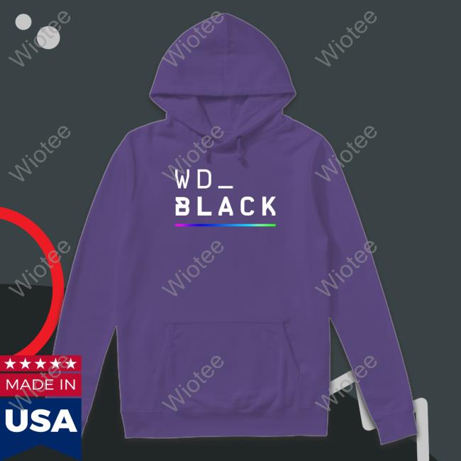 Official Wd_Black Color RGB Bar Shirt Hoodie Western Digital Shop Wd_Black Color RGB Bar Shirt Wario64 T Shirt