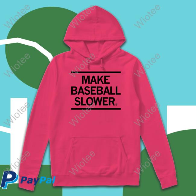 Official Raygun Merch Make Baseball Slower Shirt Make Baseball Slower Shirt