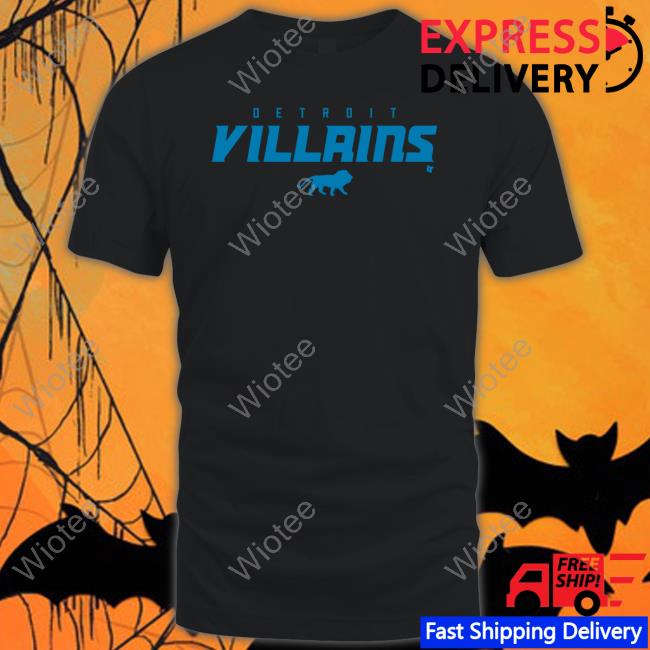 Breakingt Detroit Villains Hoodies Official Detroit Villains Tee