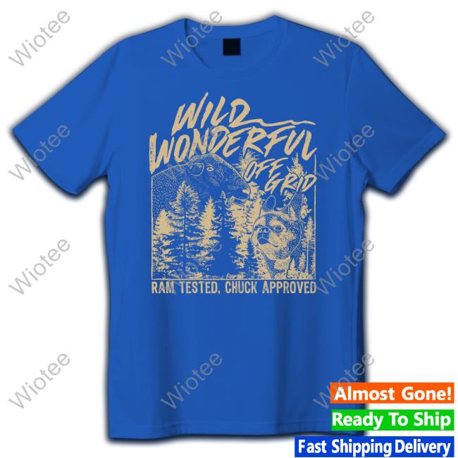 Wild Wonderful Off Grid Merch Wild Wonderful Off Grid Ram Tested Chuck Approved TankTop Bunkerbranding
