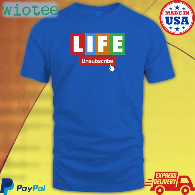 Unsubscribe Podcast Life Tank Unsubscribe Podcast Merch Life Crewneck Sweatshirt Bunkerbranding